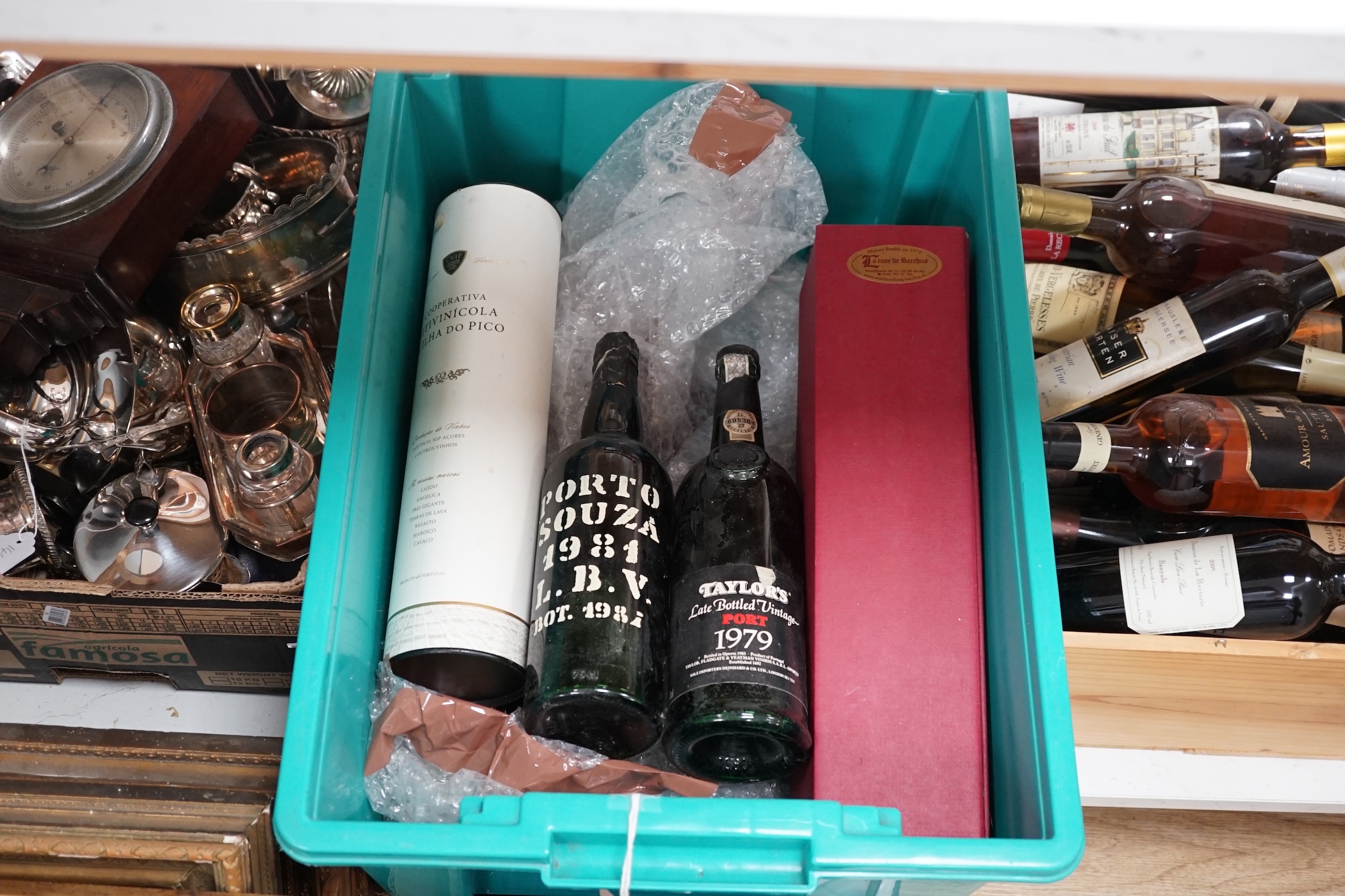 A quantity of Port, wine, spirits etc.